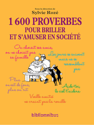 cover image of 1600 proverbes pour briller et s'amuser en société